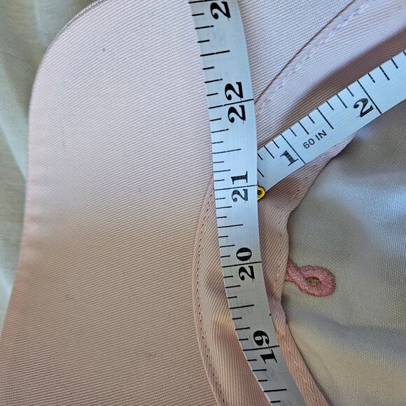 Breast Cancer Awareness Pink Stuff Baseball Cap Pink White - Picture 9 of 9